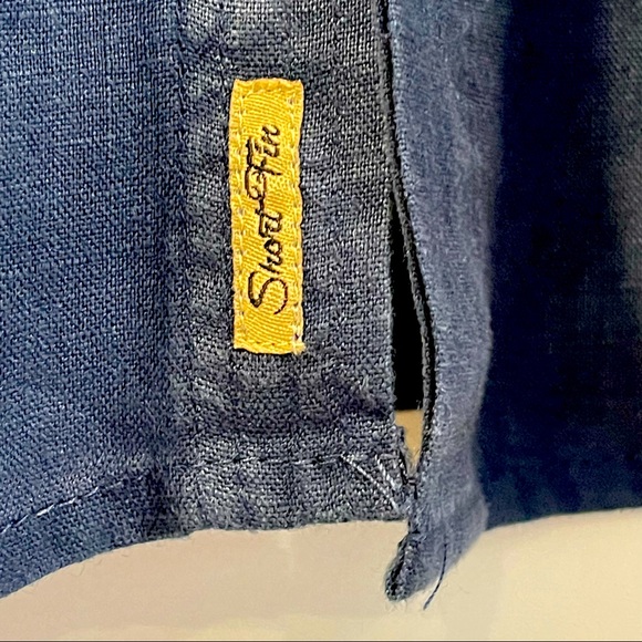 100% Linen Shirt - Short Fin Resort Wear - Picture 6 of 16